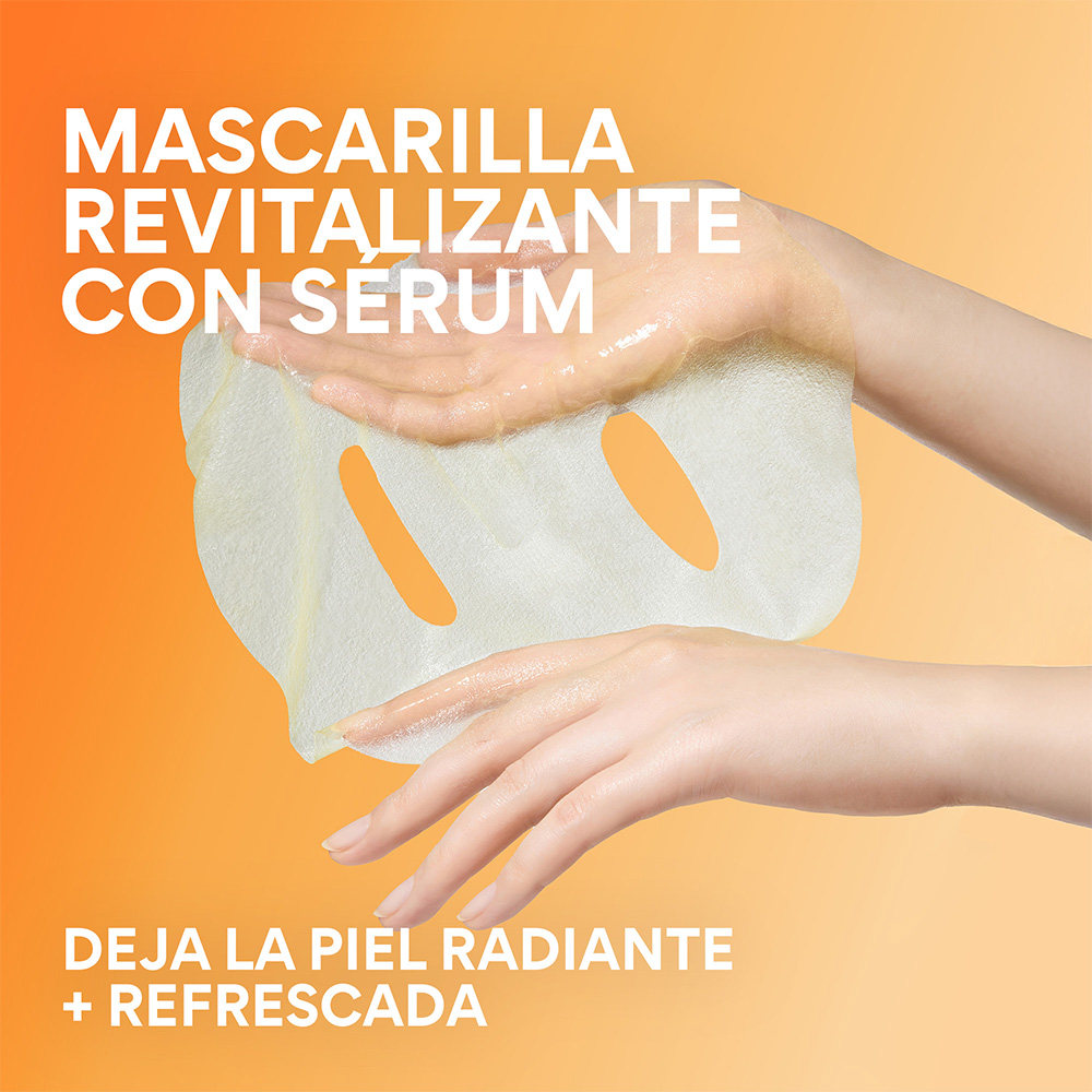 VITAMIN C BRIGHTENING SERUM-INFUSED MASK FOR DARK SPOTS (MASCARILLA CON S&Eacute;RUM RADIANTE DE VITAMINA C)